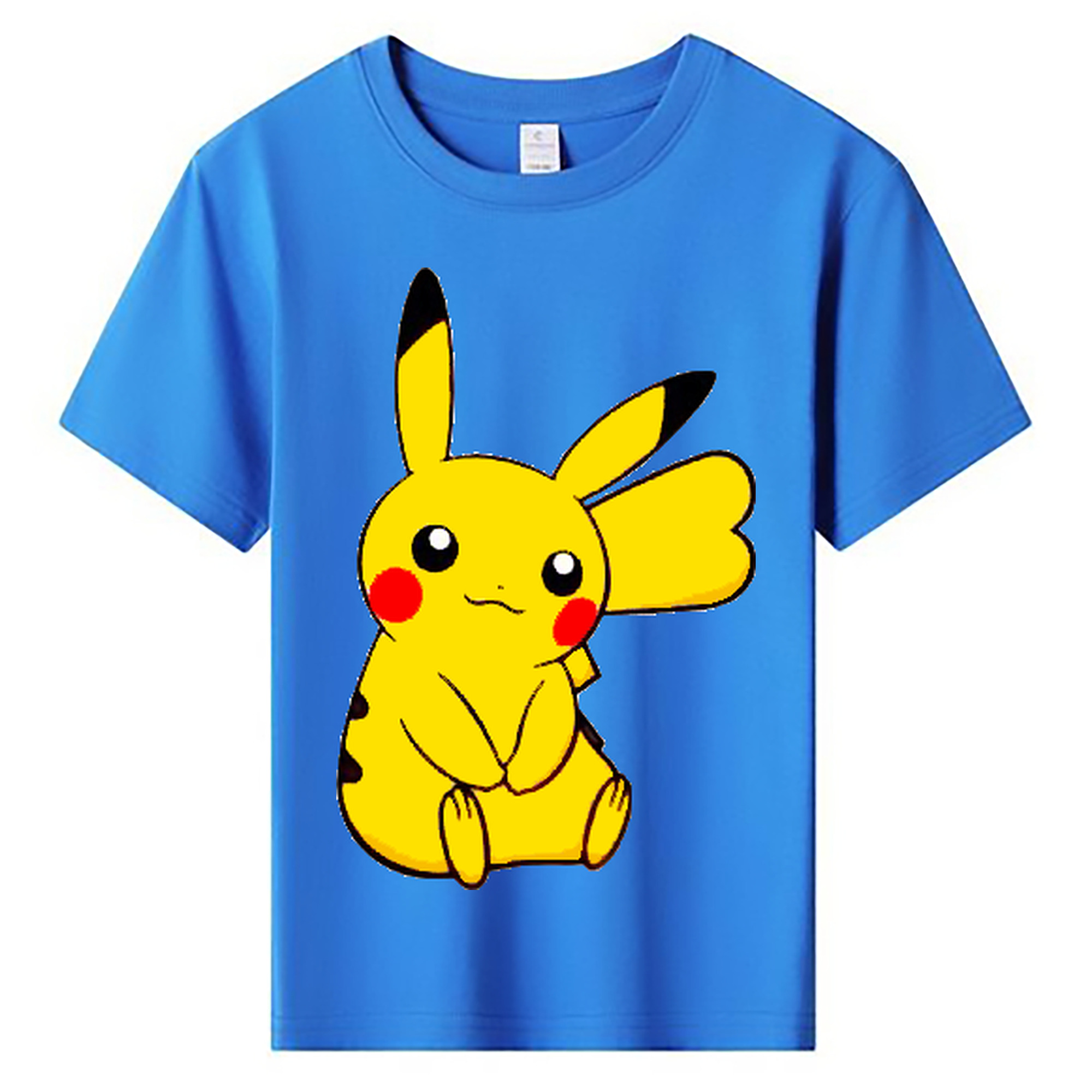 （画像用） ポケットモンスター Pokémon 綿100％キッズTシャツ（フロントプリント）